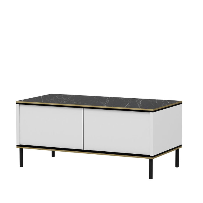 Hanah Home Imaj Mesa de centro Blanca Hanah Home Imaj Mesa de centro Blanca